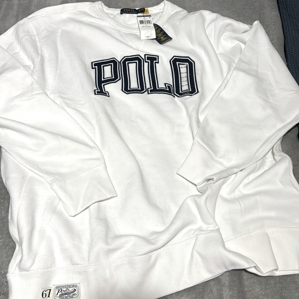 Mens Big and Tall Polo Ralph Lauren collegiate sweatshirt